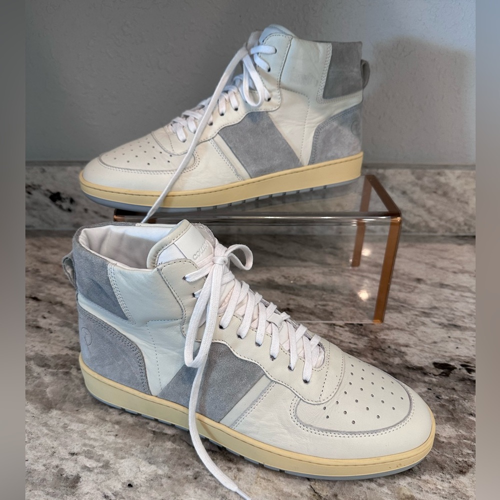 Collegium Destroyer High - Platinum Suede like new Sz 44/11-11 1/2